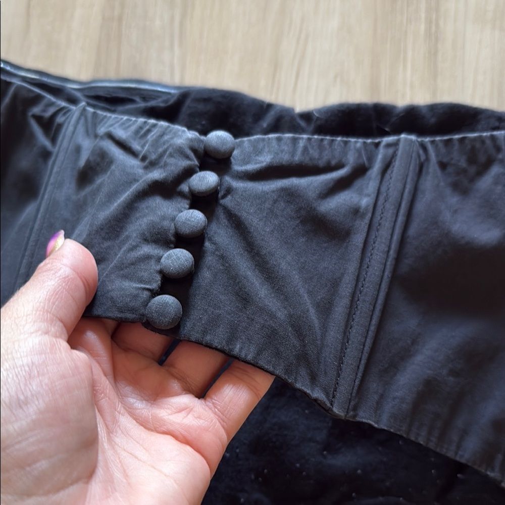 Princess Polly Black Corset Crop Top - Picture 3 of 4